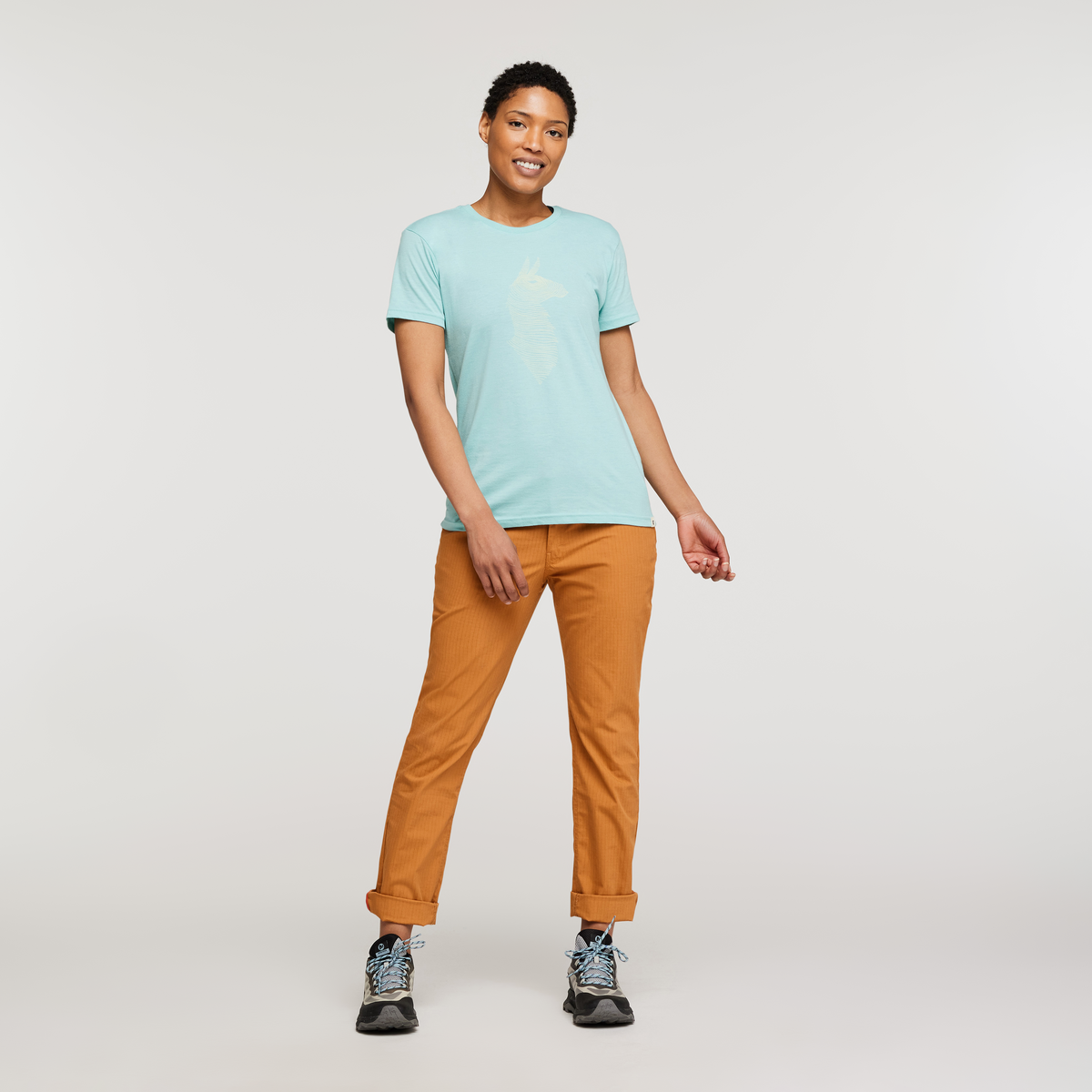 Topo Llama T Shirt Women's - Image 7