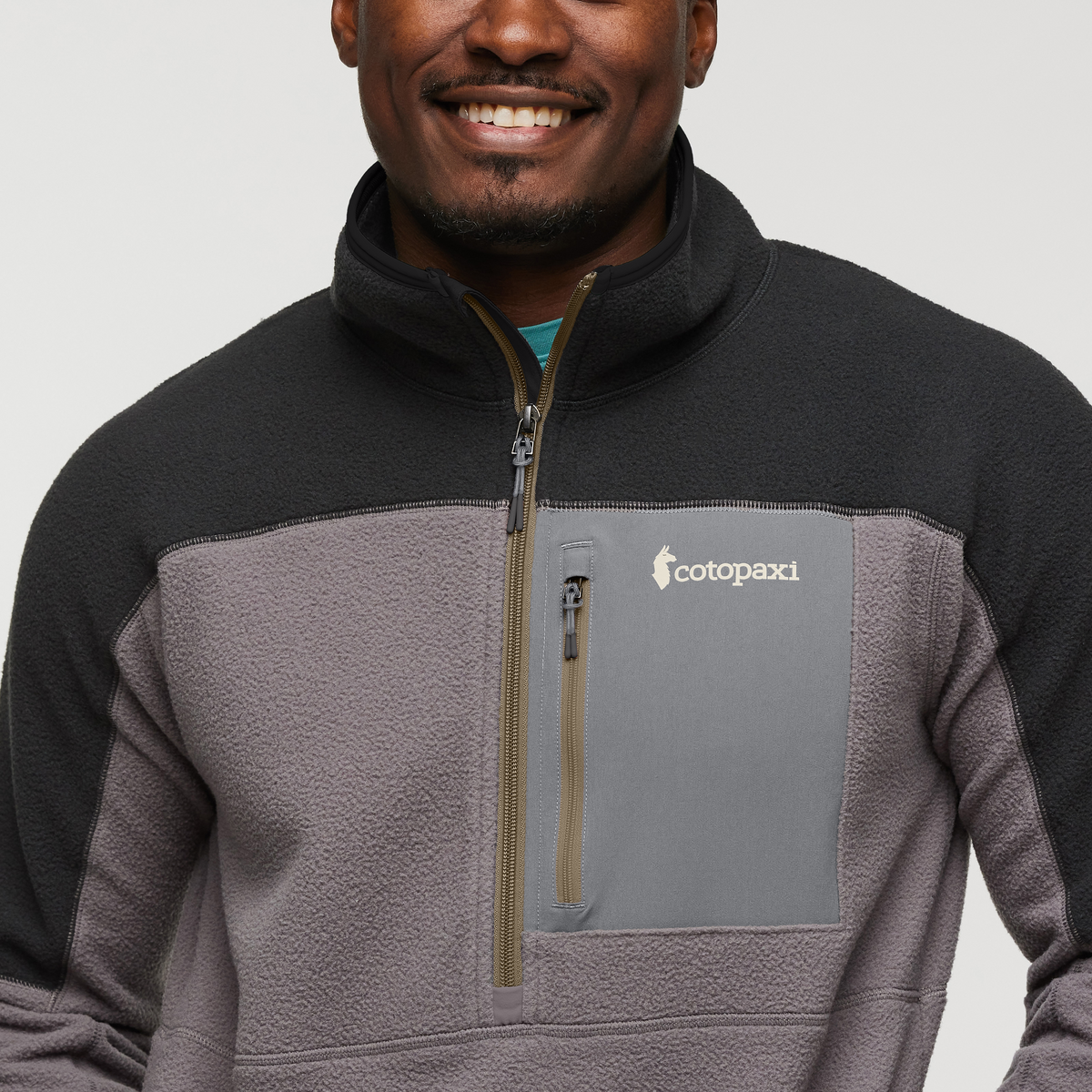 Abrazo Fleece Half Zip Jacket Men's - Image 5