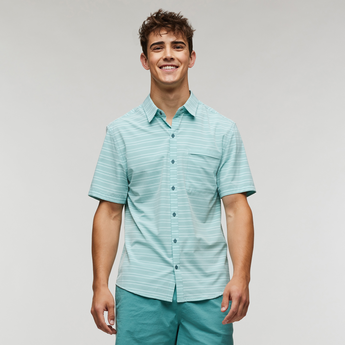 Cambio Button Up Print Men's