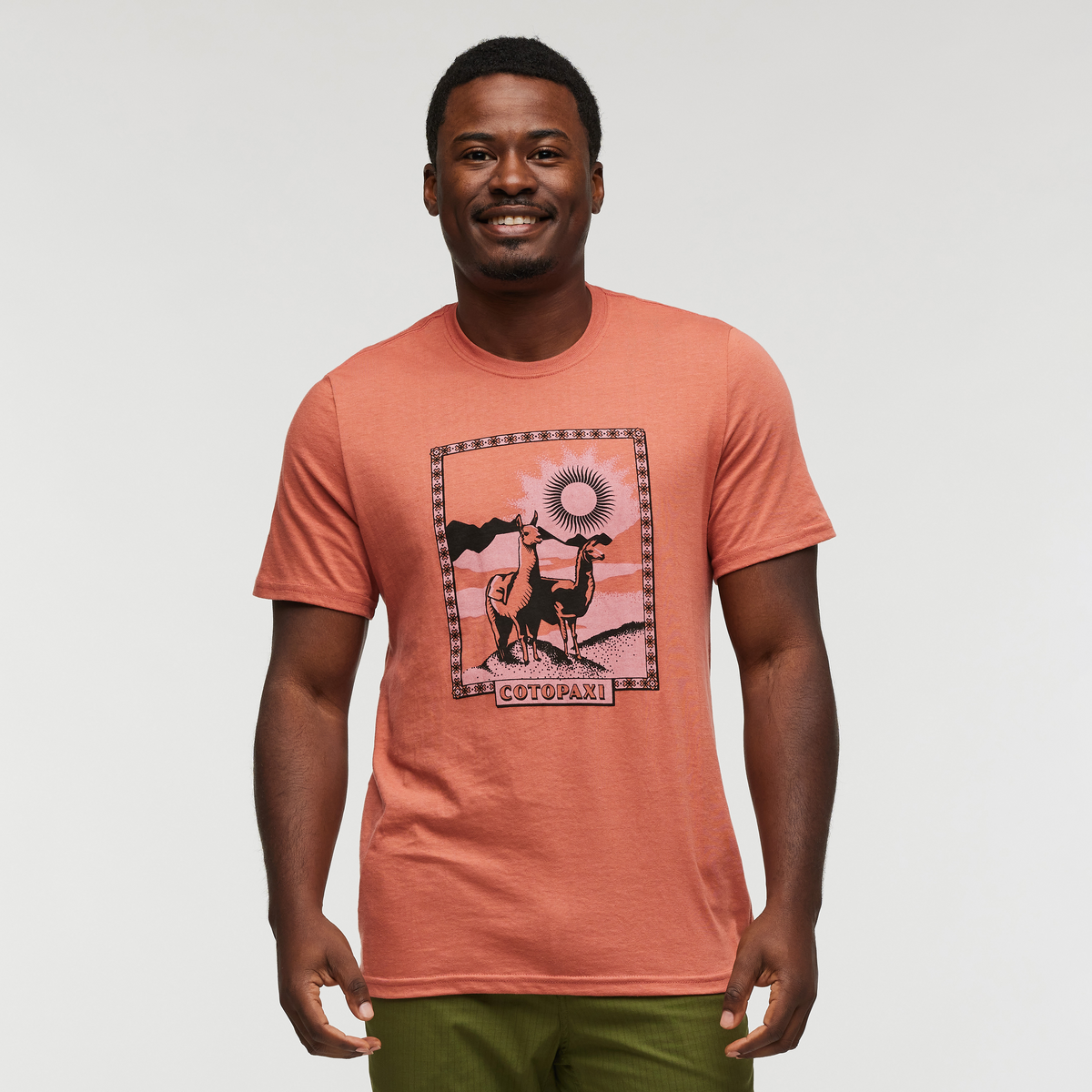 Llama Greetings T Shirt Men's - Image 8