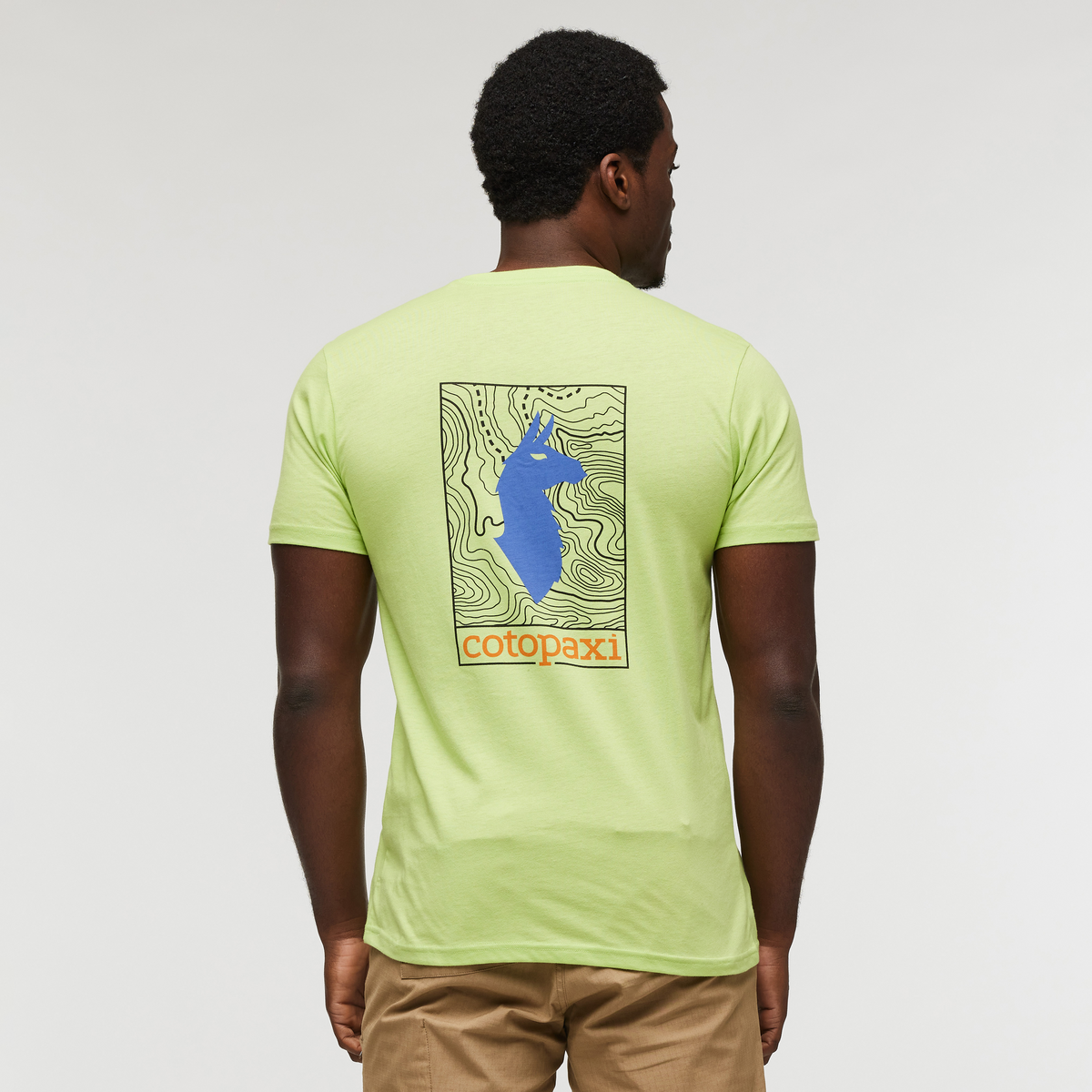 Llama Map T Shirt Men's - Image 12