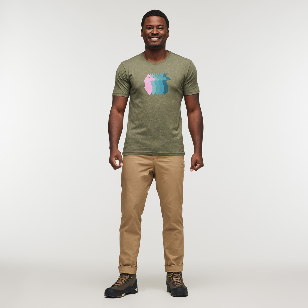 Llama Sequence T Shirt Men's - Image 8
