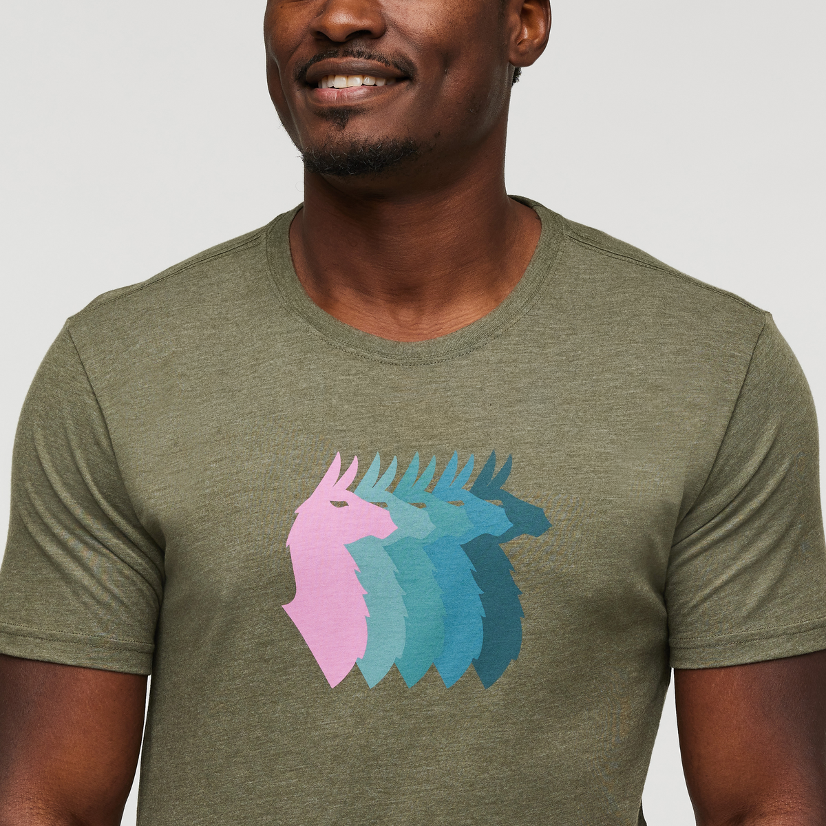 Llama Sequence T Shirt Men's - Image 11