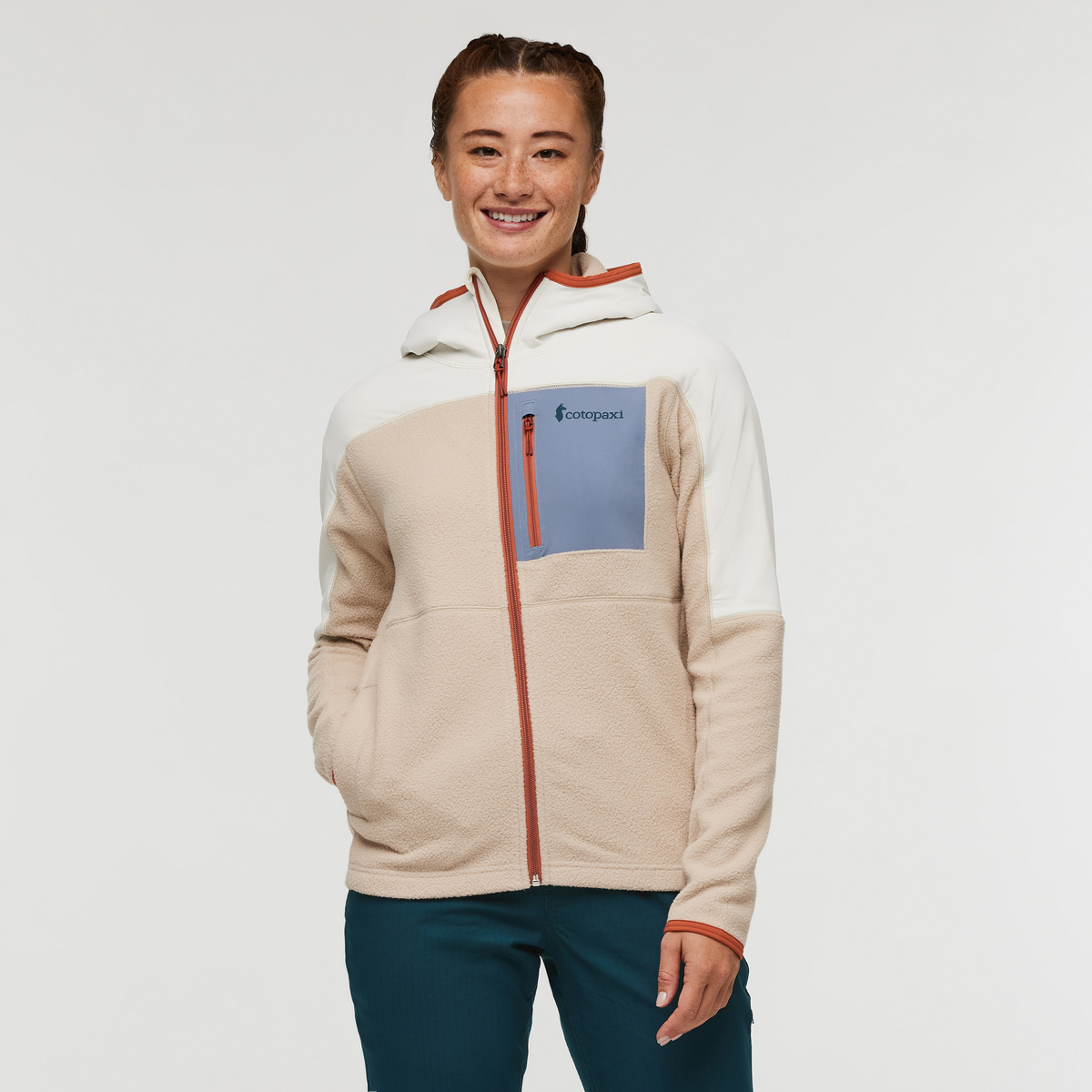 Abrazo Fleece Hooded Full Zip Jacket   Women's