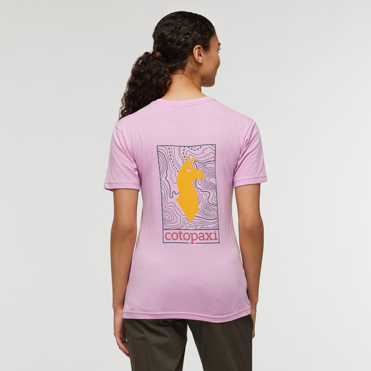 Llama Map T Shirt Women's - Image 16