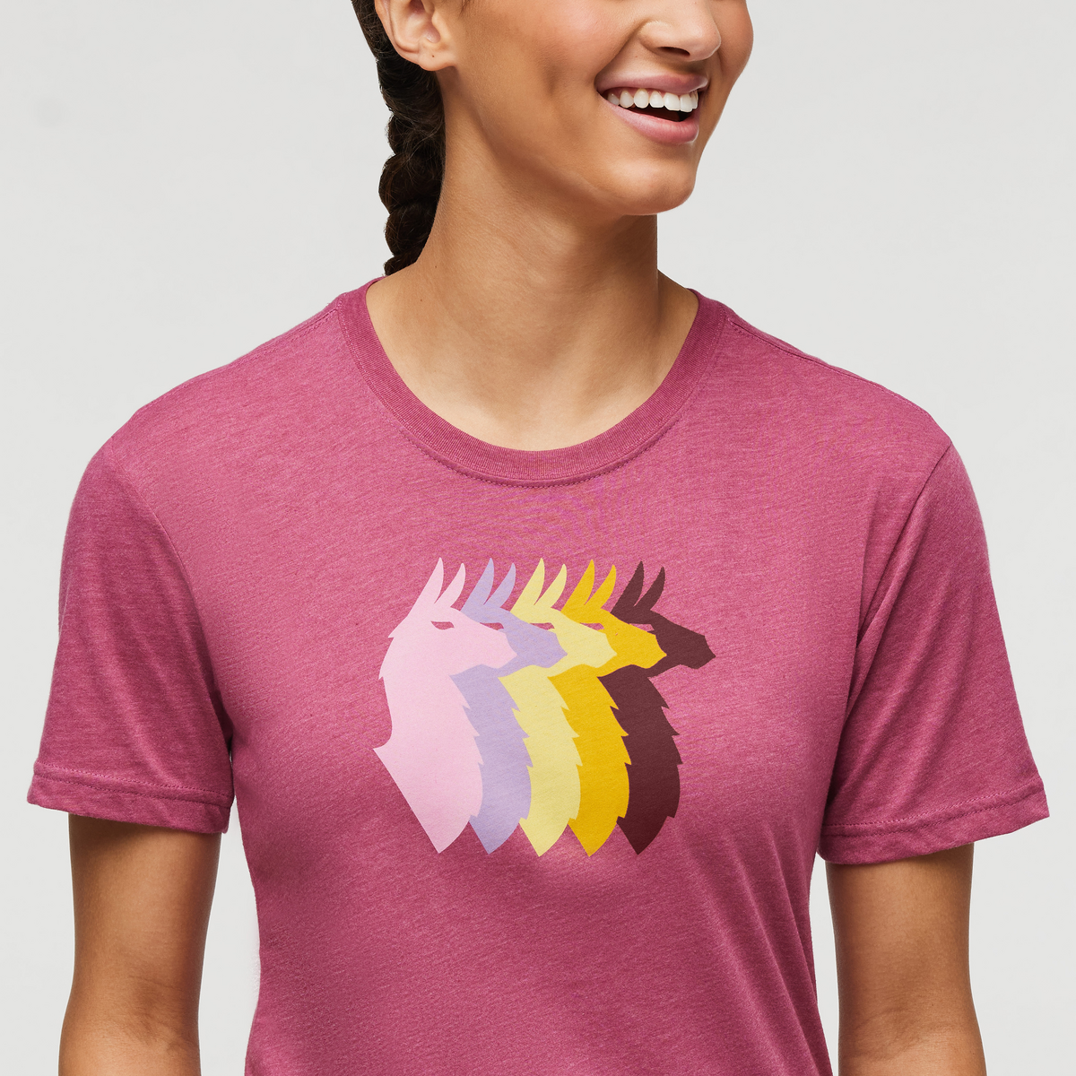 Llama Sequence T Shirt Women's - Image 5