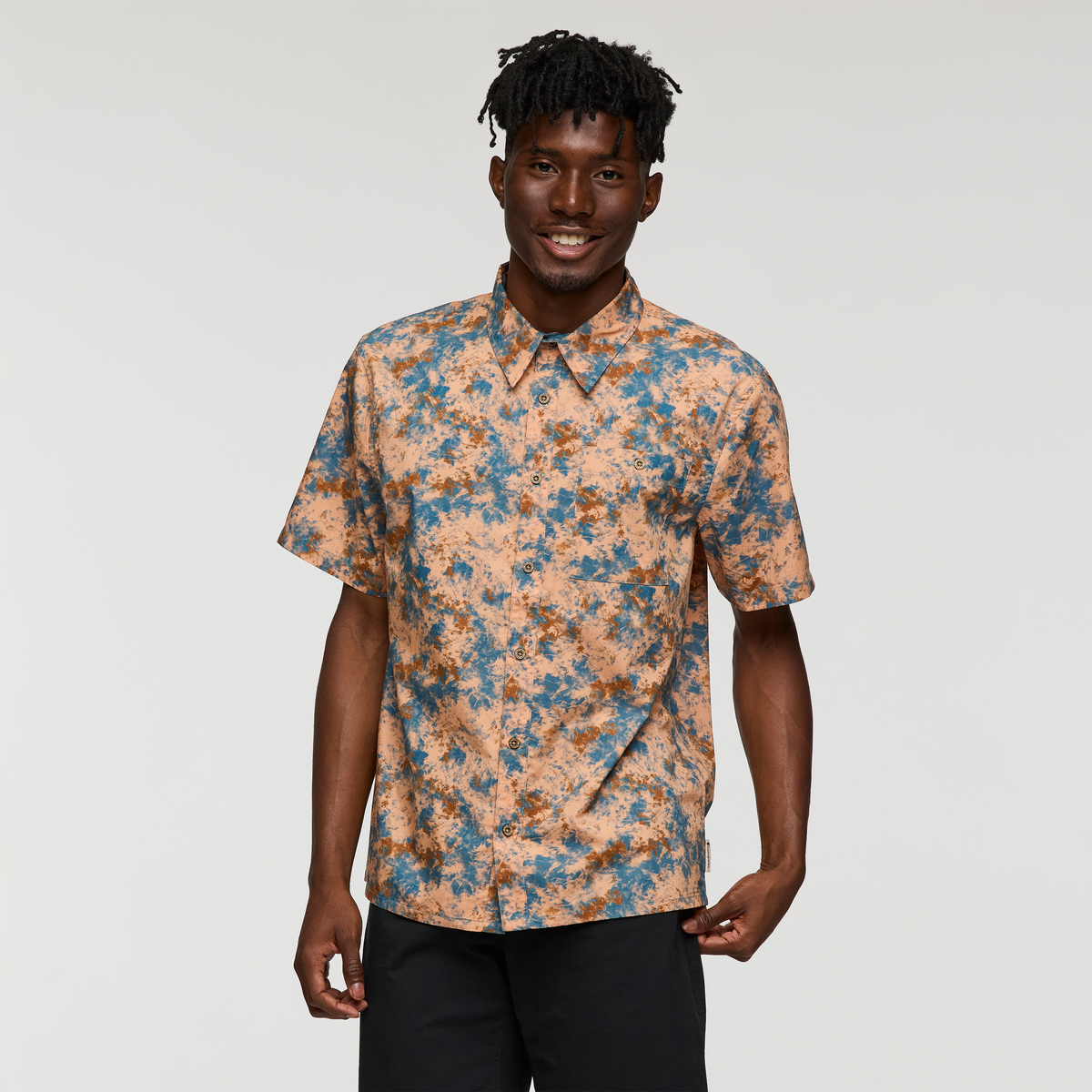 Estival Button Up Shirt Print Men's - Image 8