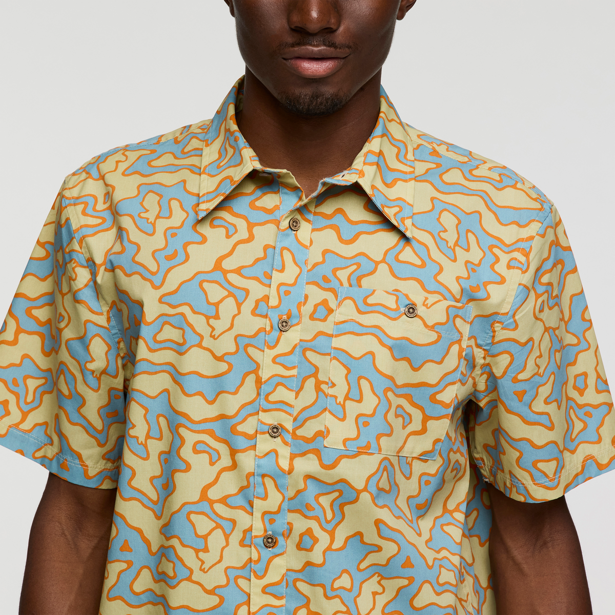 Estival Button Up Shirt Print Men's - Image 21