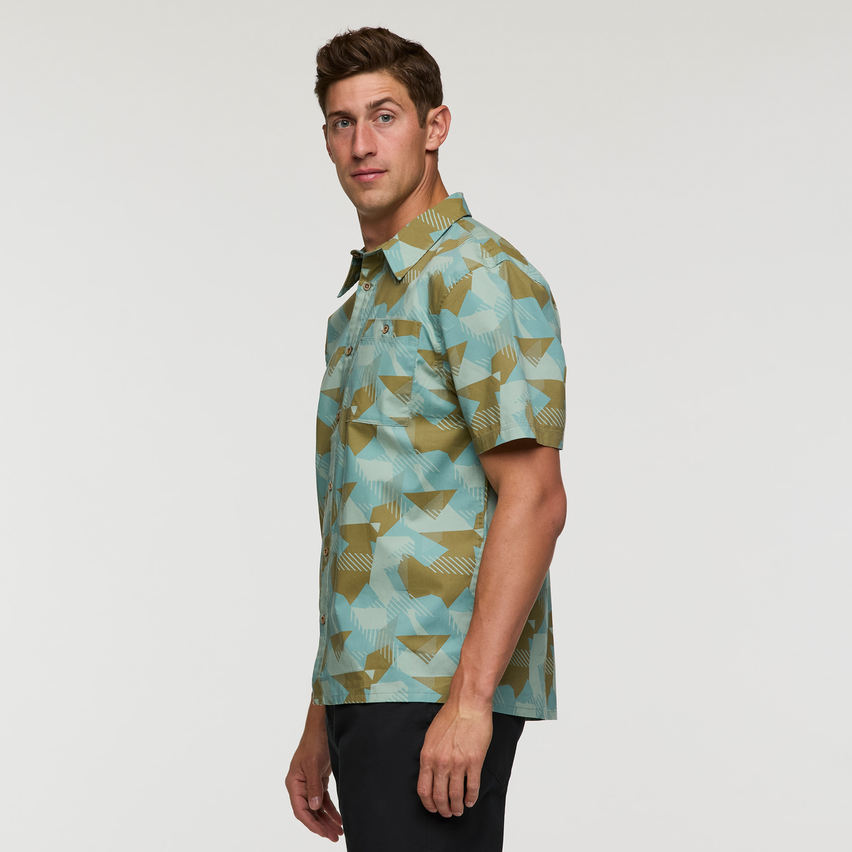 Estival Button Up Shirt Print Men's - Image 26