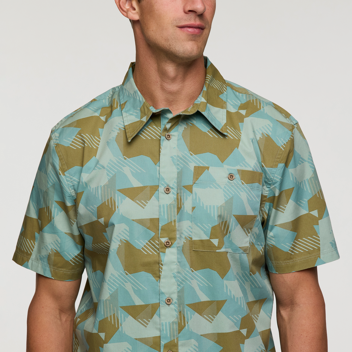 Estival Button Up Shirt Print Men's - Image 28