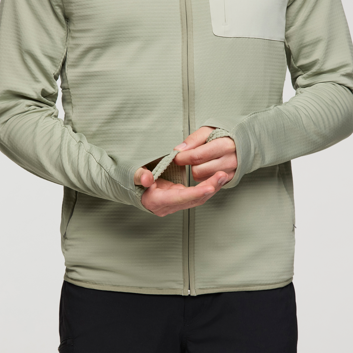 Otero Fleece Full Zip Hooded Jacket Men's - Image 8