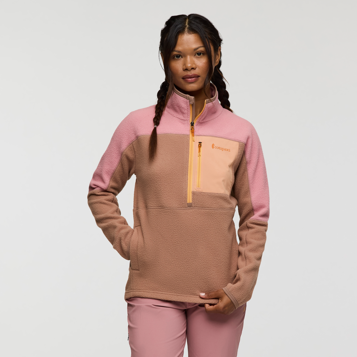 Abrazo Fleece Half Zip Jacket Women's - Image 8