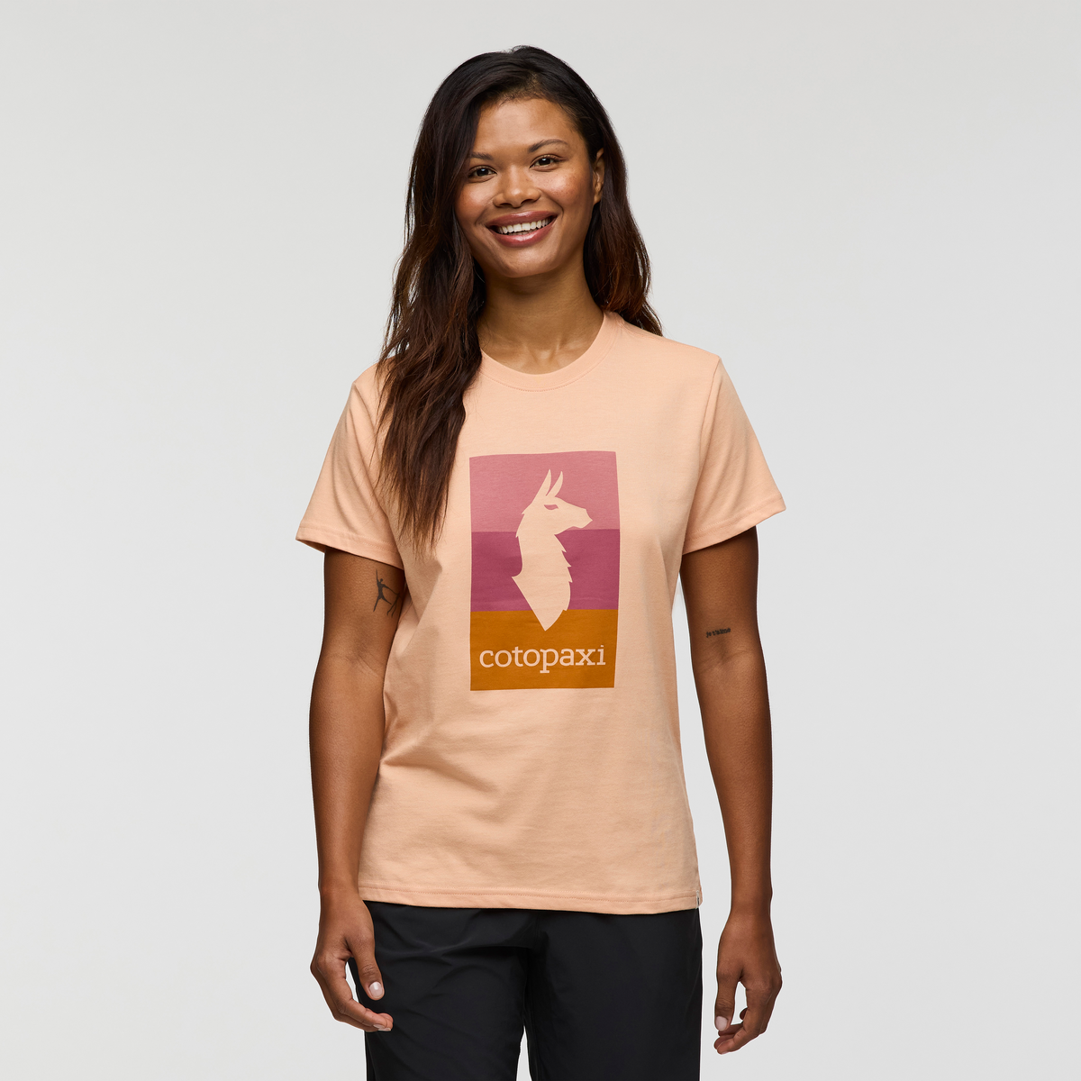 Llama Block T Shirt Women's