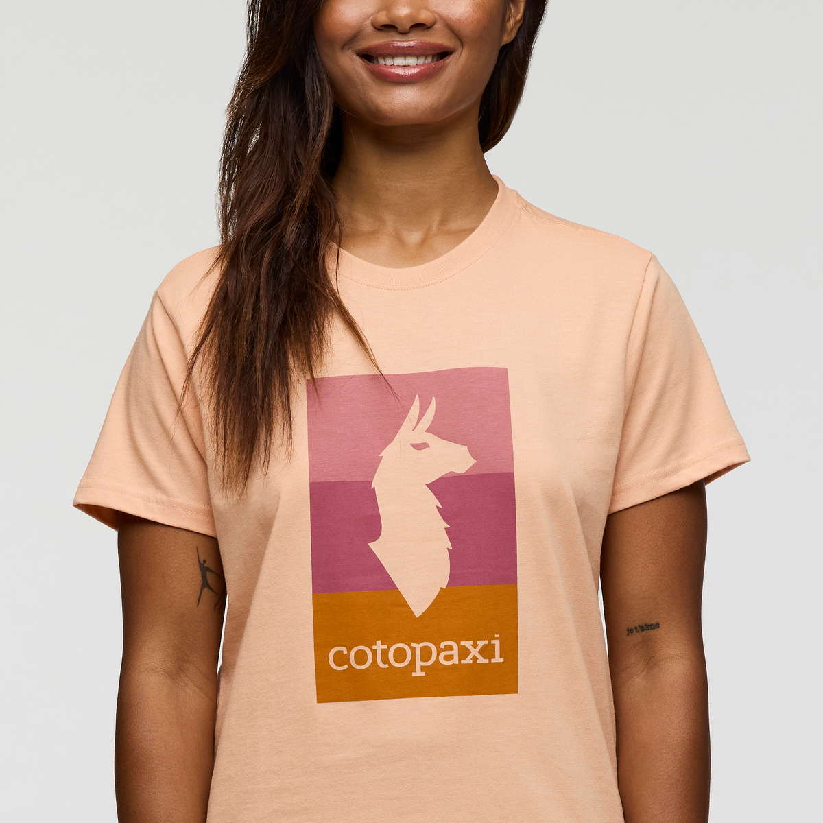 Llama Block T Shirt Women's - Image 5