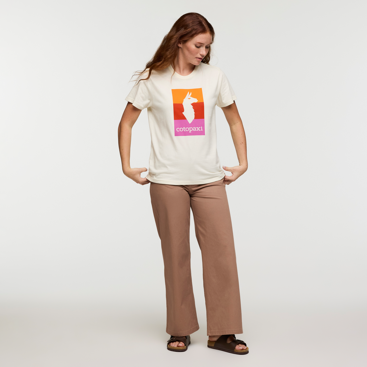 Llama Block T Shirt Women's - Image 7