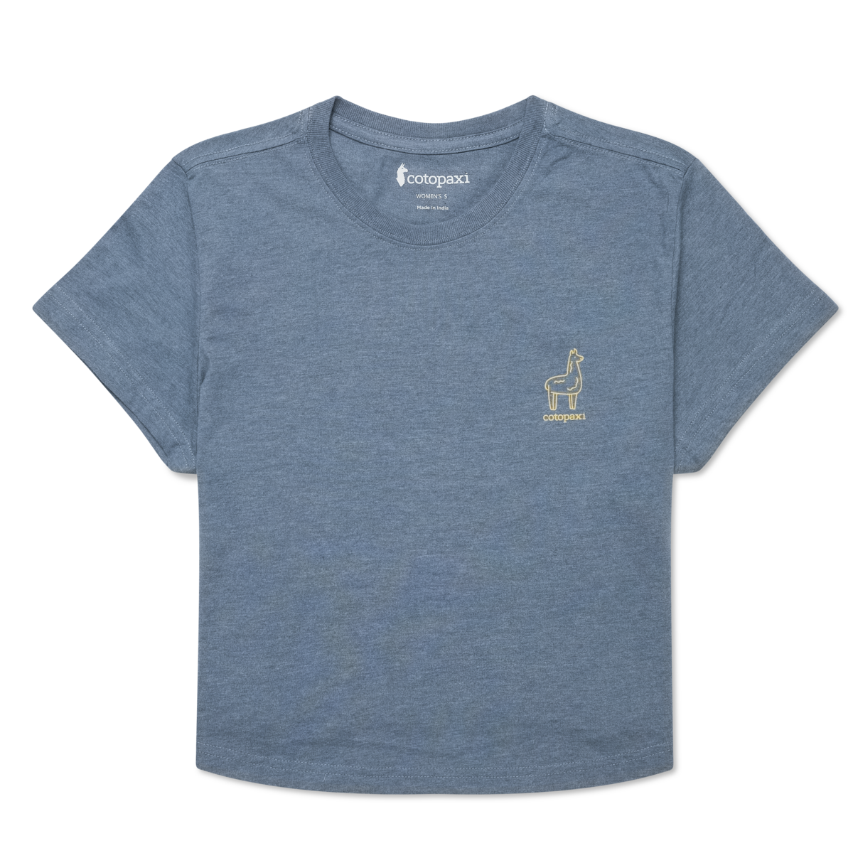 Tiny Llama Crop T Shirt Women's