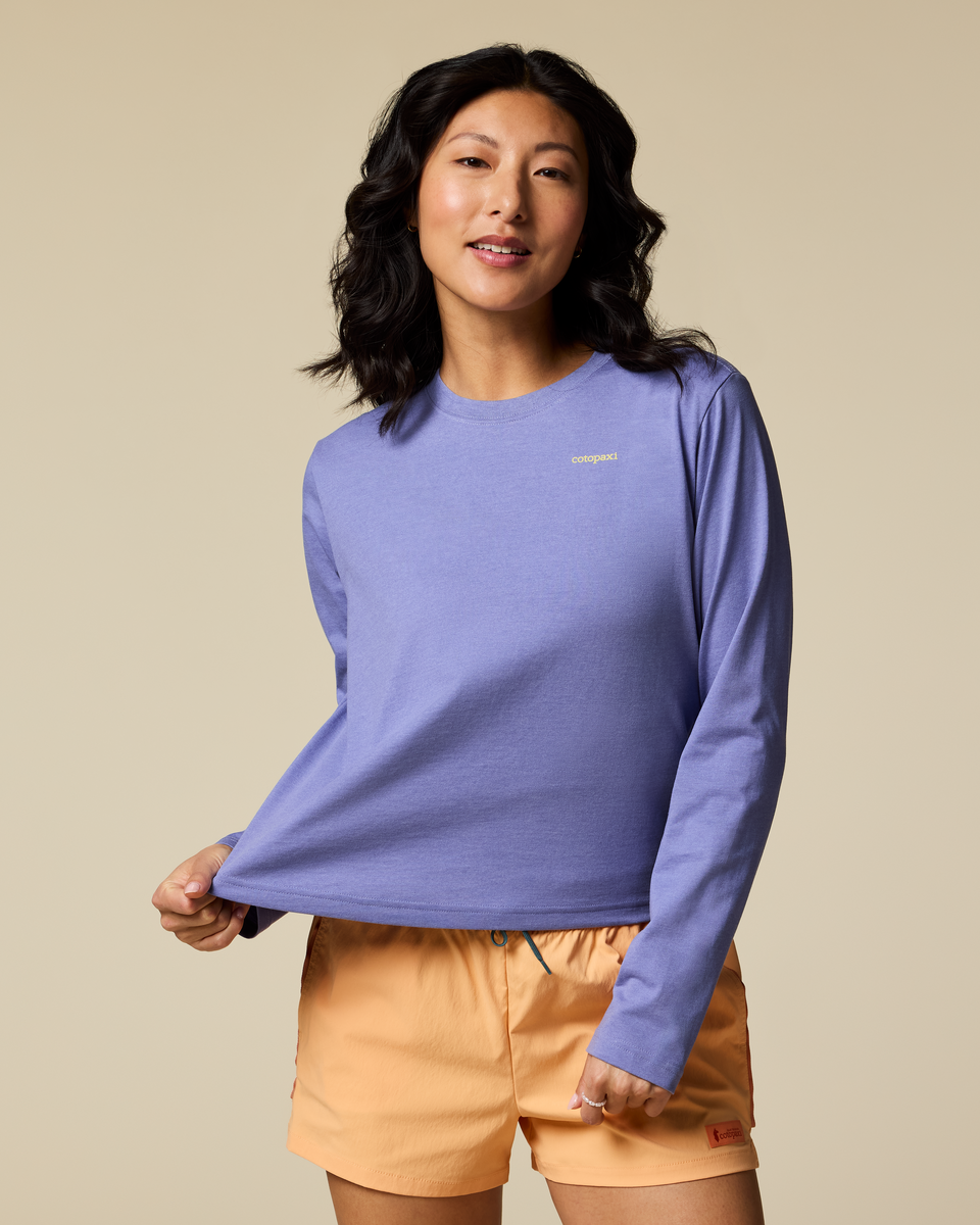 Flower Patch Long Sleeve T Shirt Women's